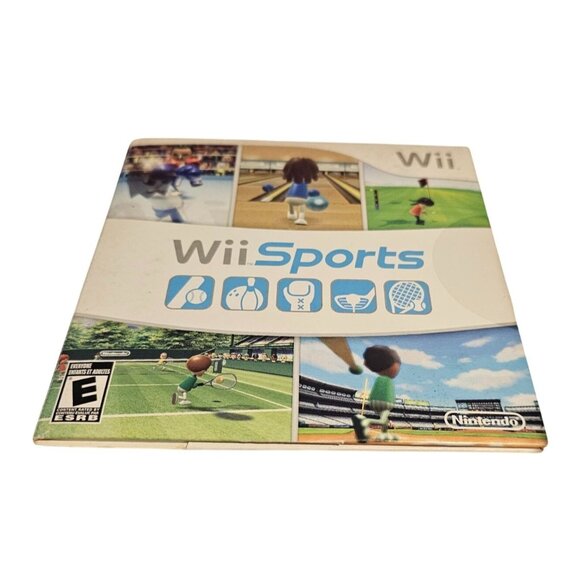 Wii Sports Video Game Nintendo Rated E Cardboard Sleeve Manual Disc UNTESTED